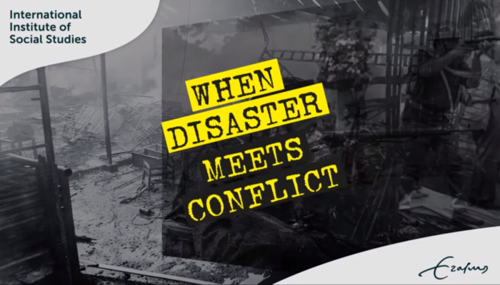 When disaster meets conflict